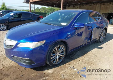 2015 Acura Tlx z USA, uszkodzony, nr VIN 19UUB1F30FA003889